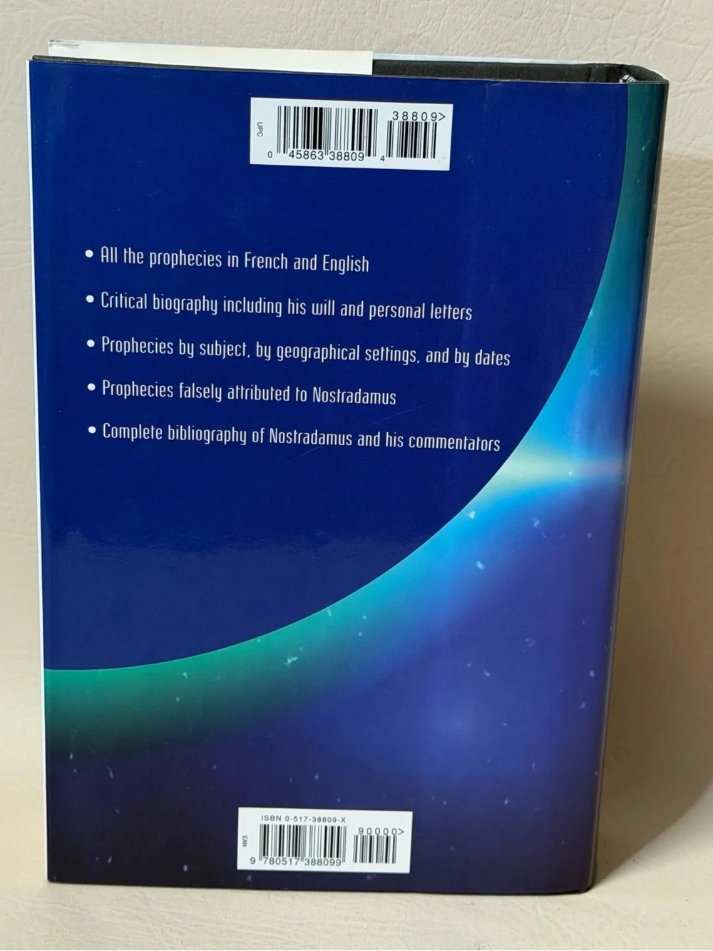 Nostradamus and His Prophecies by Edgar Leoni 1961 HC/DJ  Book